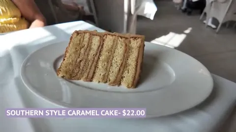 Southern-style caramel cake at The Cake Bake Shop
