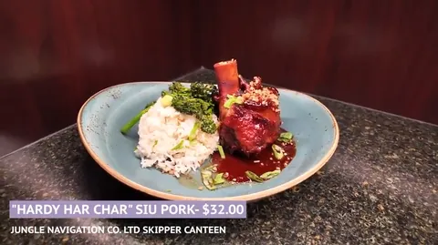 Char siu pork shank at Skipper Canteen