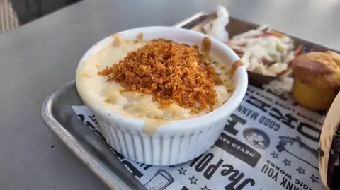 Mac and cheese at The Polite Pig