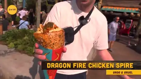 Dragonfire chicken spire at Grog & Grog