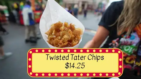 Ranch and vinegar potato chips at Welcome to the Show