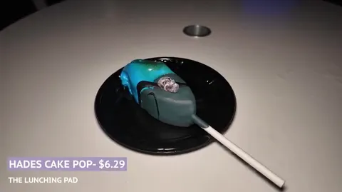 Hades cake pop at Launching Pad