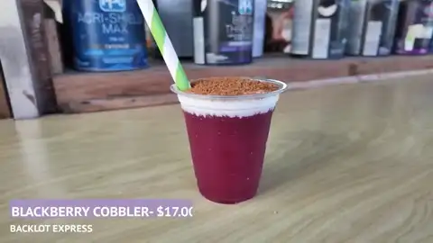 Blackberry Cobbler at Backlot Express