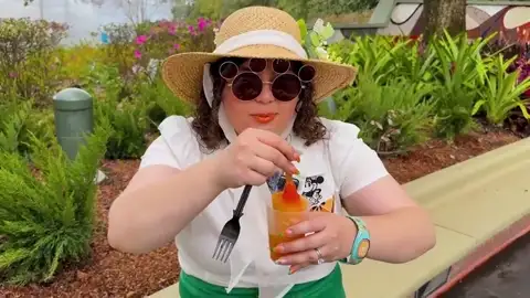 Frozen island escape peach smoothie at Nectar