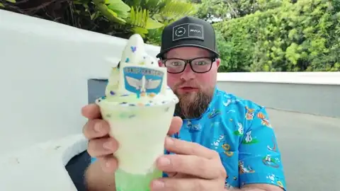 Space Ranger float at Andy's snack stand (name garbled)