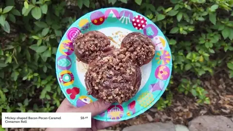 Mickey bacon pecan caramel cinnamon roll at Westward Ho!