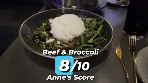 Beef with broccoli at Blue Dragon