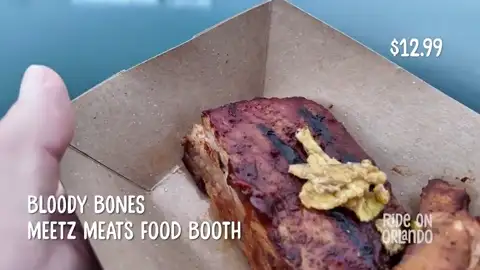 Bloody bones barbecue ribs at Meats Meats