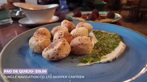 Brazilian cheesy bread at Skipper Canteen