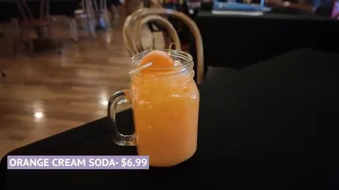 Orange cream soda at The Diamond Horseshoe